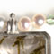 Tourmalinated quartz pendant. Click for larger image.